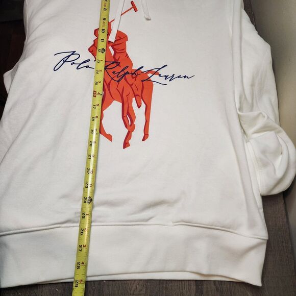 Polo Ralph Lauren Big Pony Hoodie Sweatshirt Spellout Men's Size Large - Picture 6 of 10